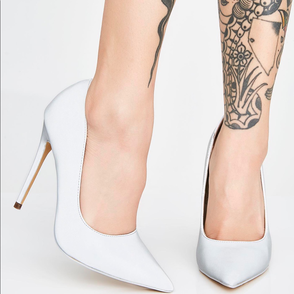 Highbeam Shine Reflective Pumps